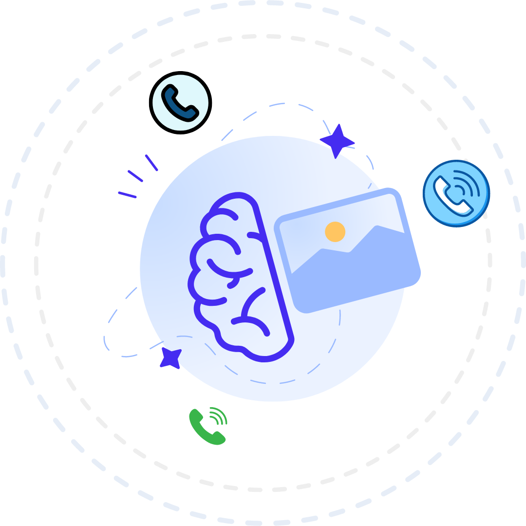 Customer Interaction Illustration